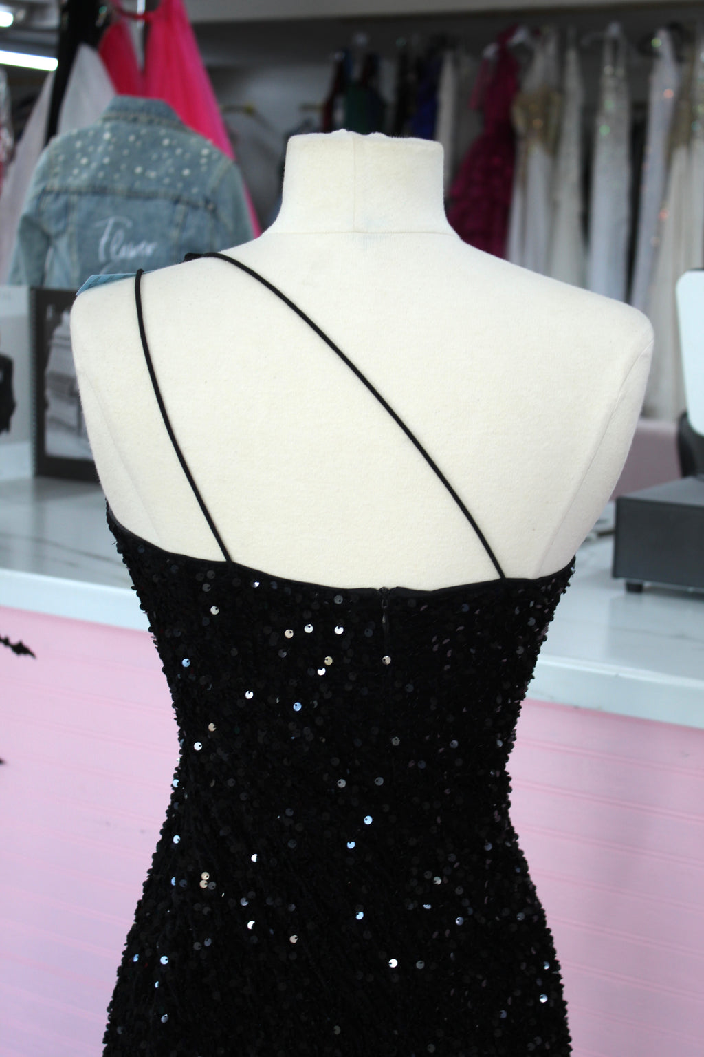 Black Sequin Homecoming XS