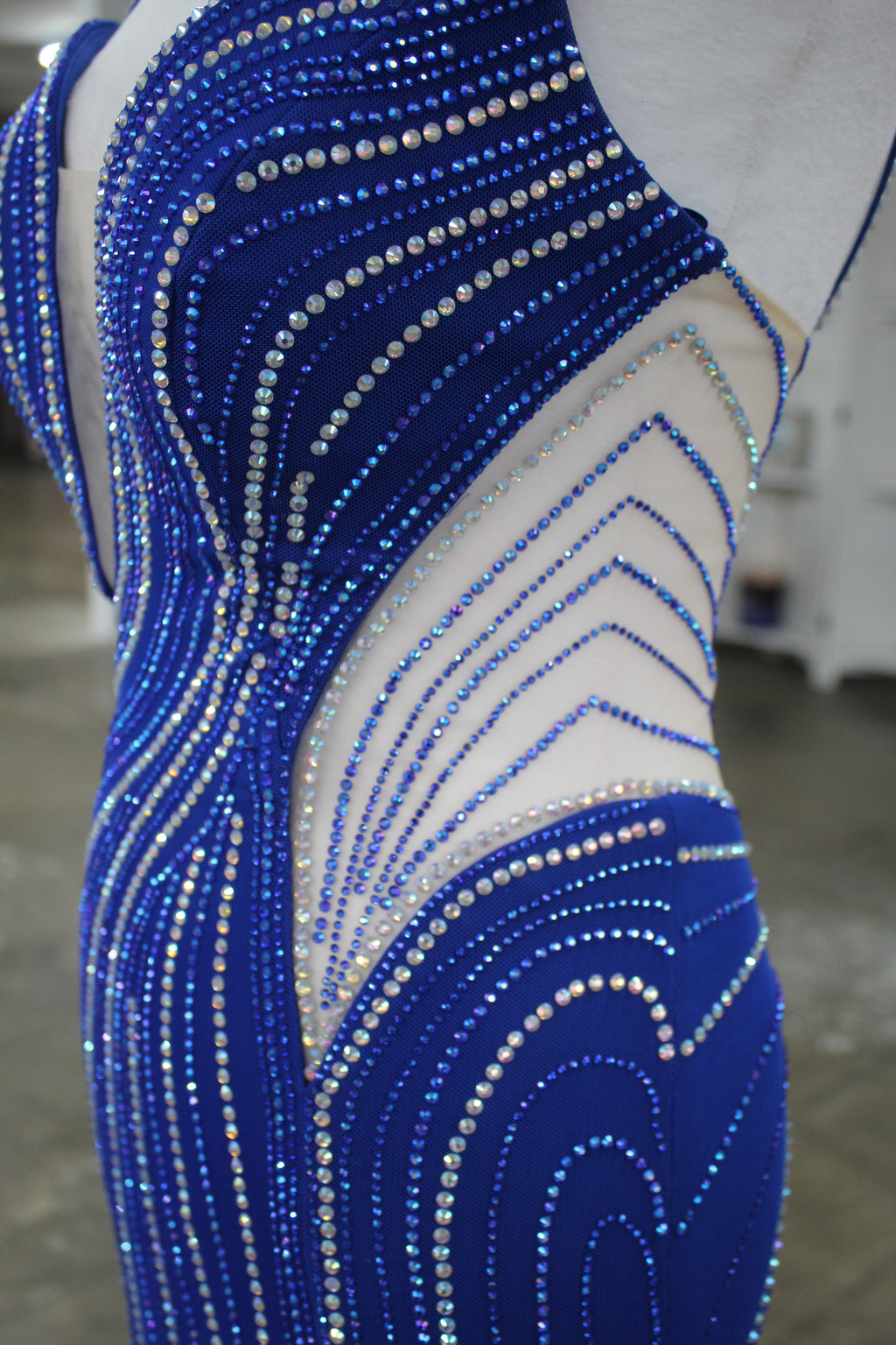 Ashley Lauren 11902 (Royal)- Size 0