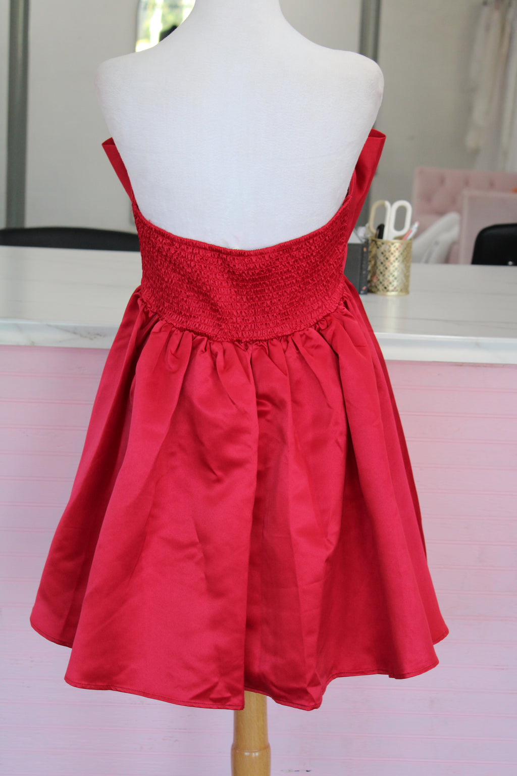 Day + Moon Red Bow Mini- Size M