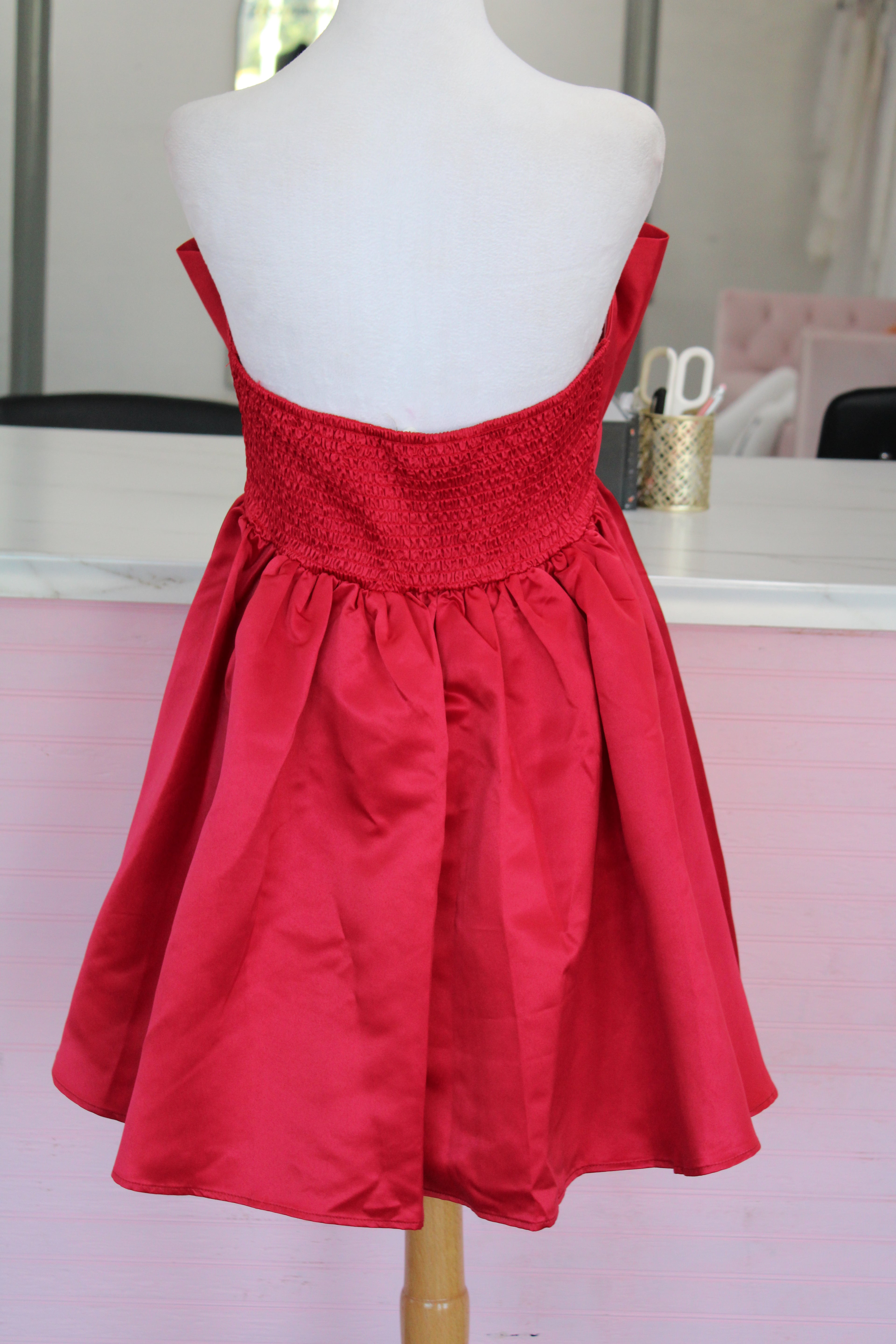 Day + Moon Red Bow Mini- Size M
