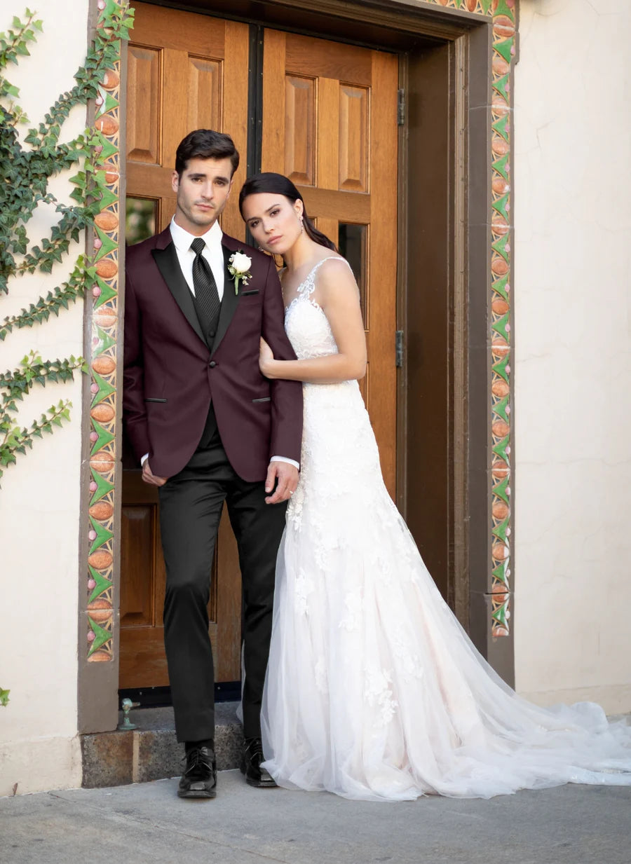 Burgundy Empire Tuxedo Style 201