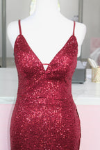 Speechless Sequin Gown – Wine (Size 5)