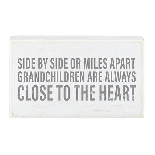 6x3.5 White Box Sign-Miles Apart