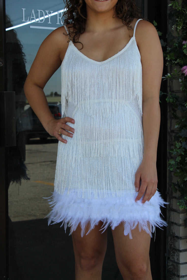 Feather Bottom Fringe