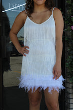 Feather Bottom Fringe