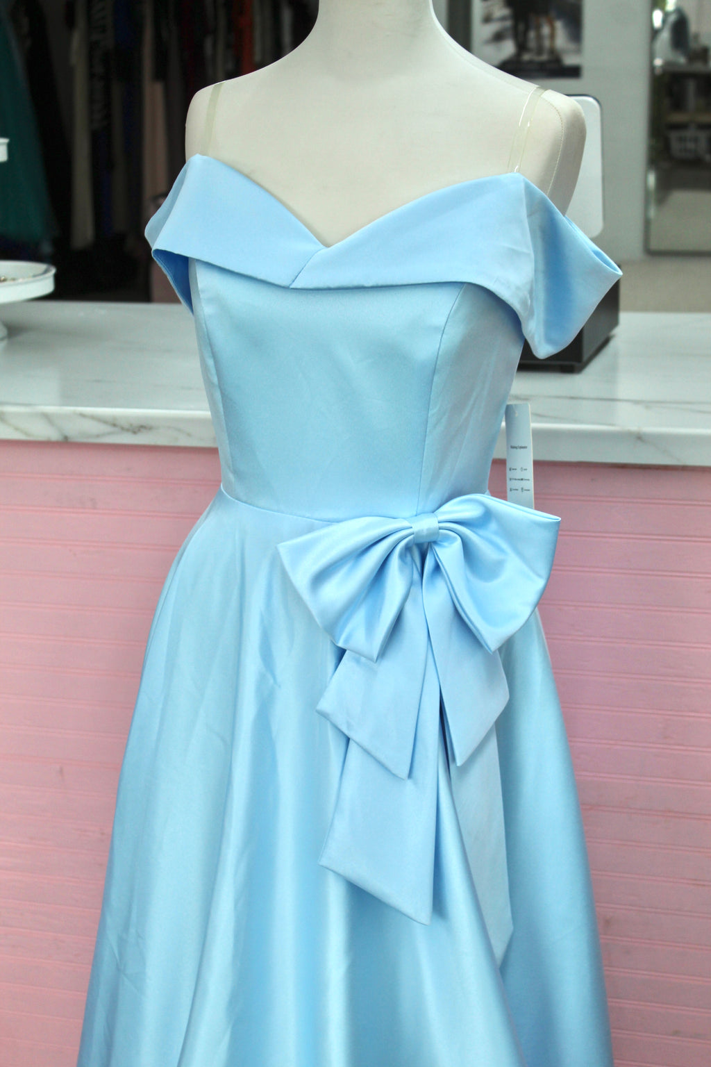 Baby Blue Formal Gown-Size 10