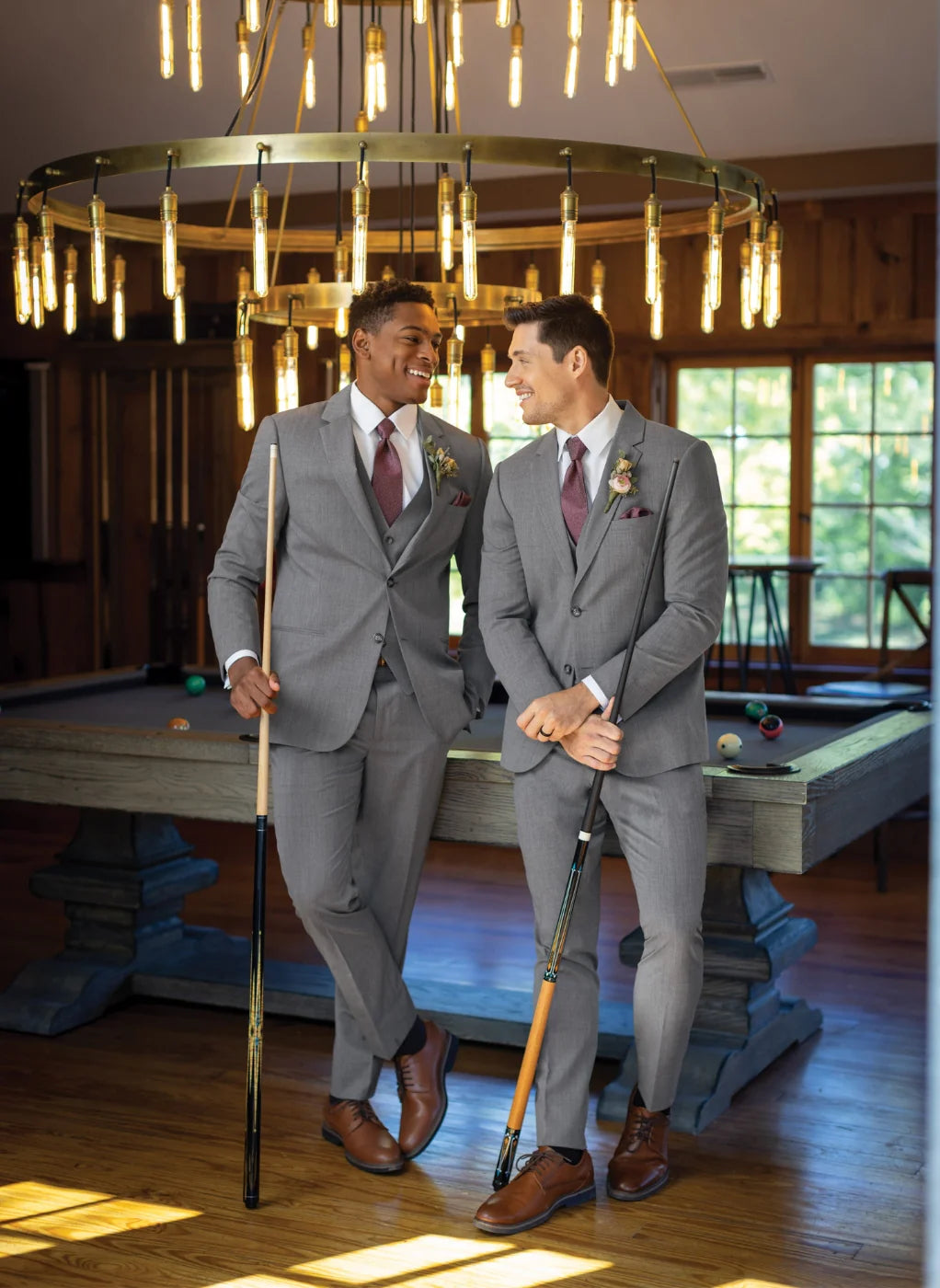 Medium Grey Performance Stretch Suit-Style 350