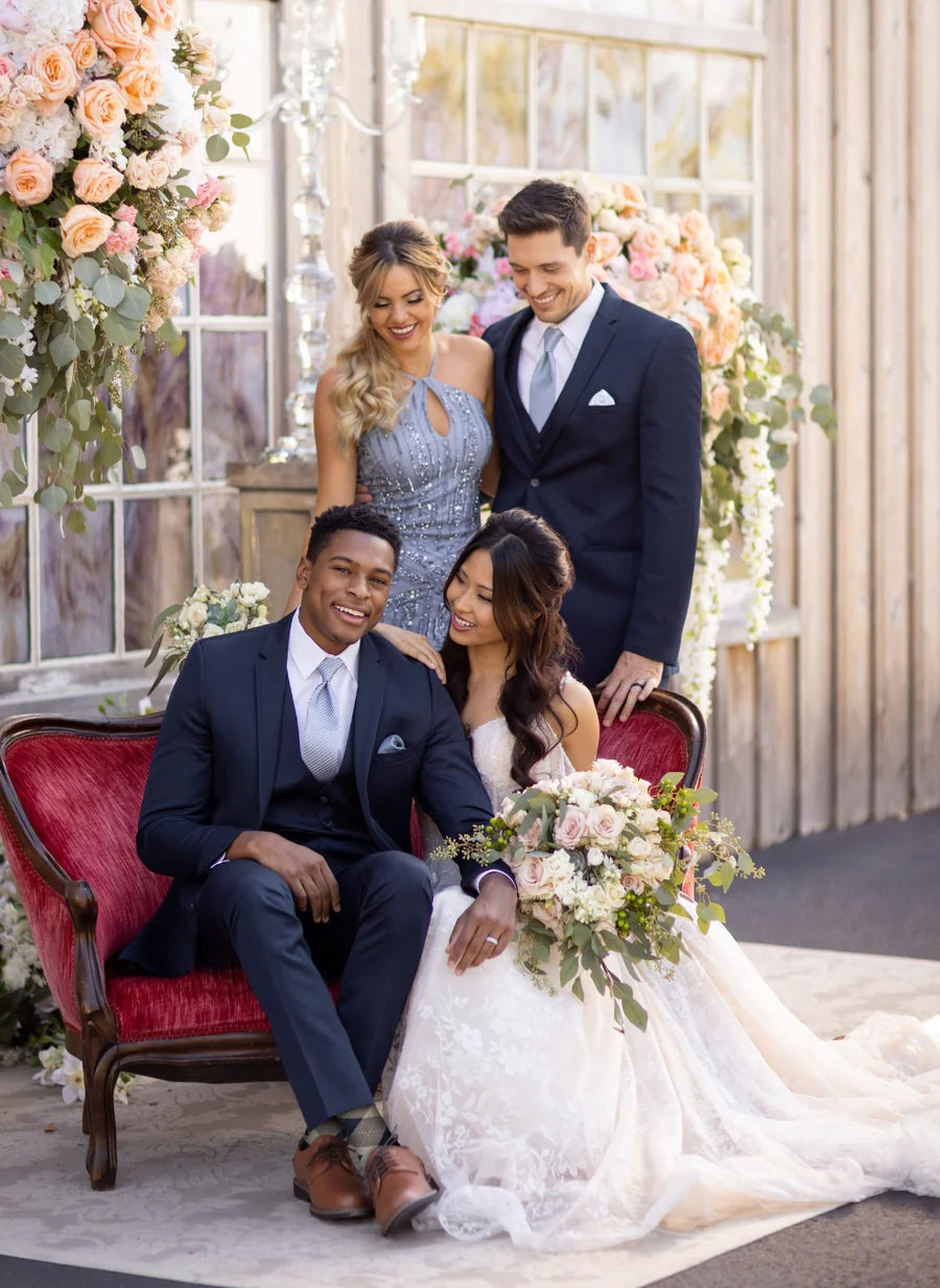 Navy Sterling Wedding Suit-Style 371