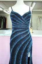 Navy prom/pageant size 8