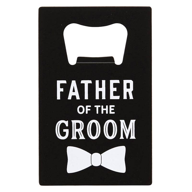 Man Card Bottle Opener-Father of the Groom