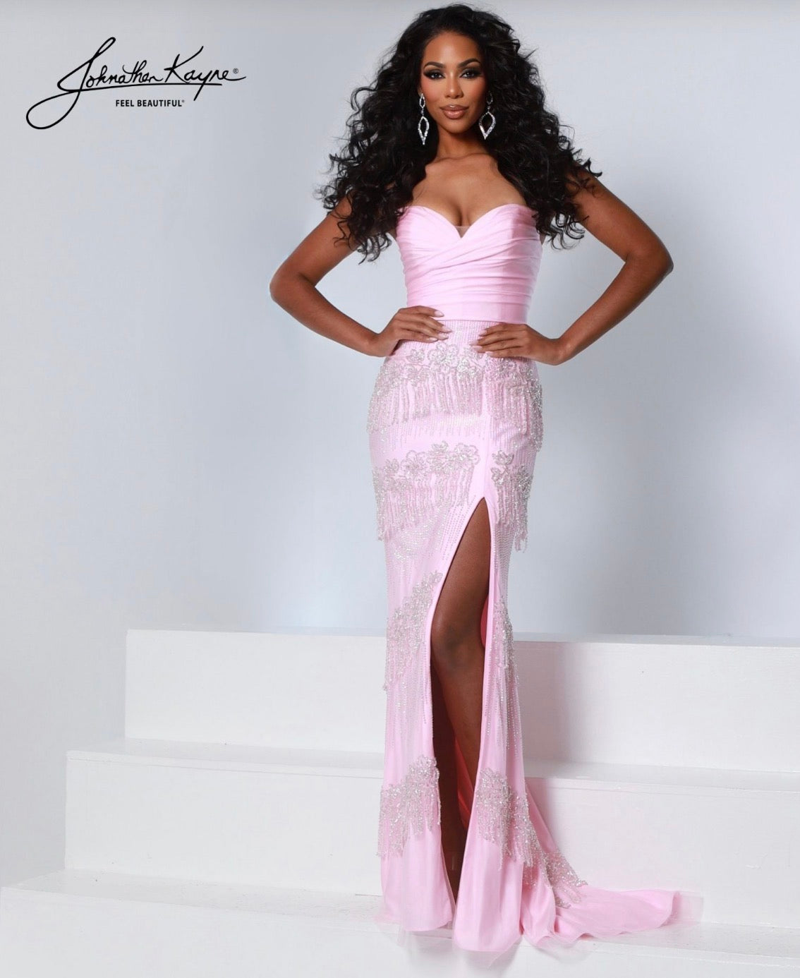 Johnathan Kayne 3305 (Petal Pink)- Size 4