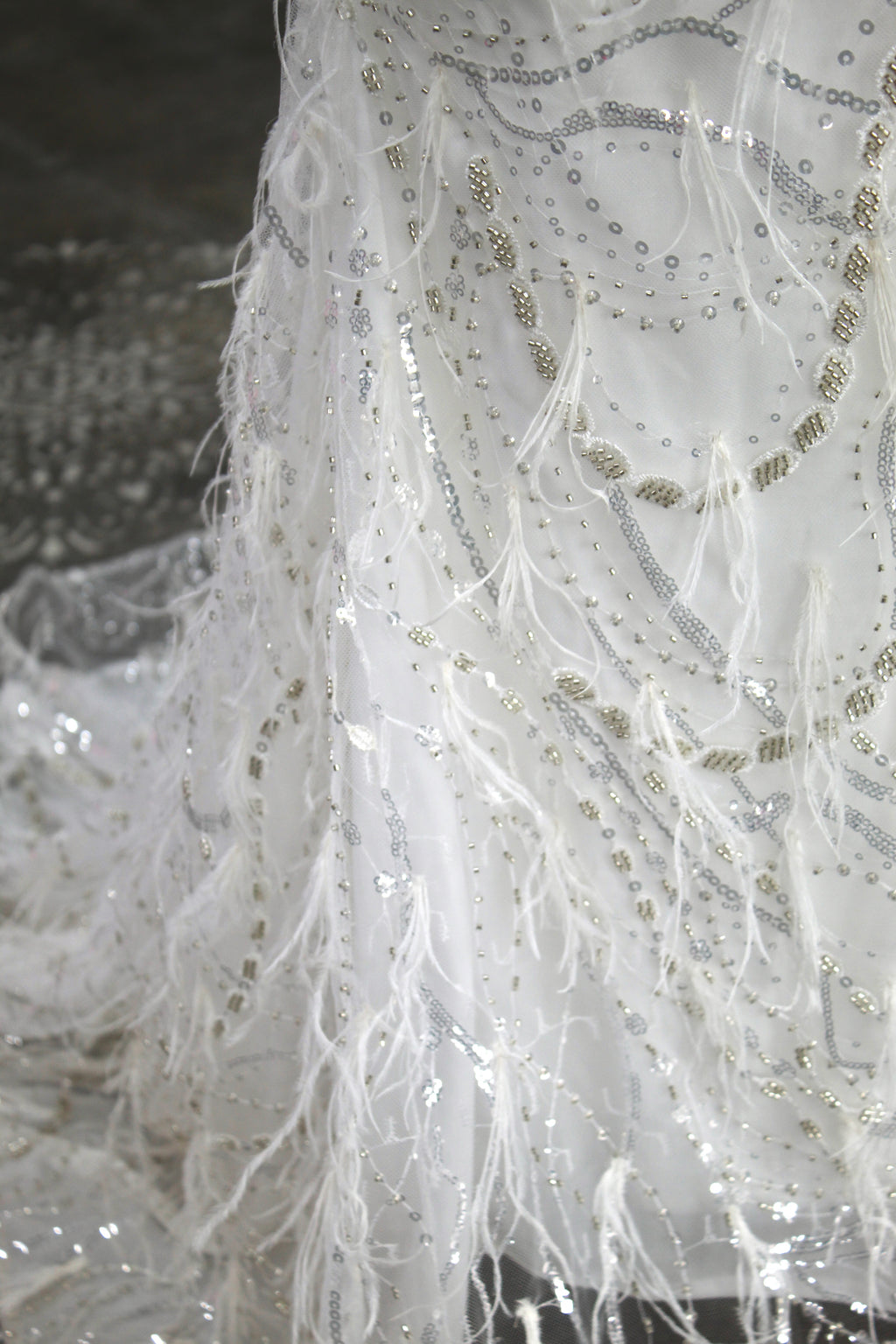 Ponopoly Beaded Halter Gown- Size 0 *Length Shortened*