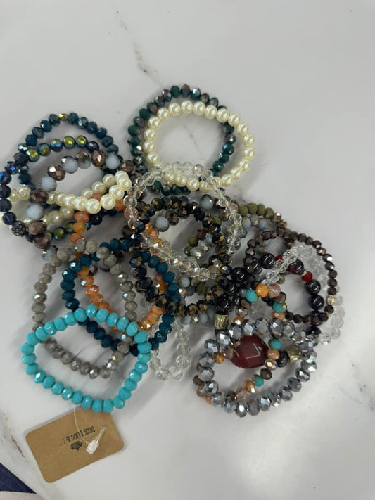 Bead Bracelets- Assorted Colors