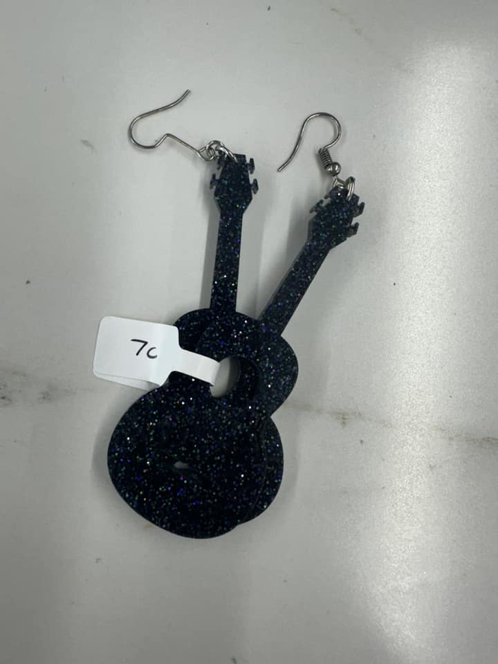 Guitar Earrings