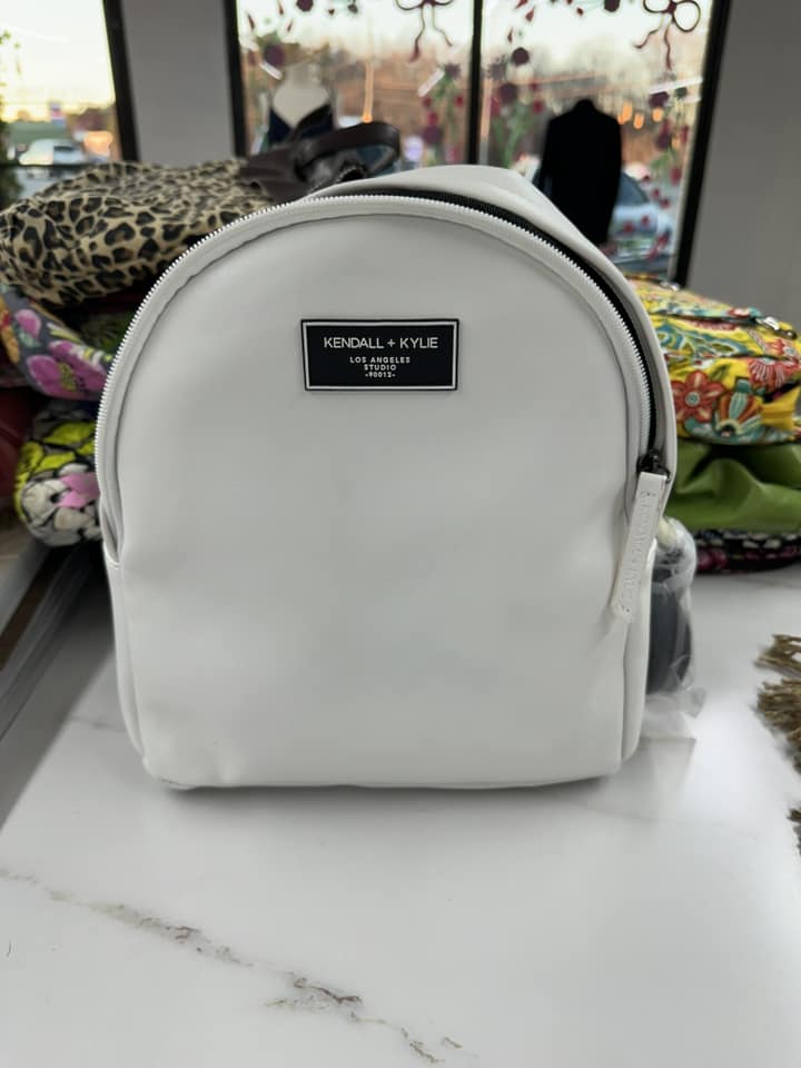 Kendall & Kylie White Backpack - New With Tags