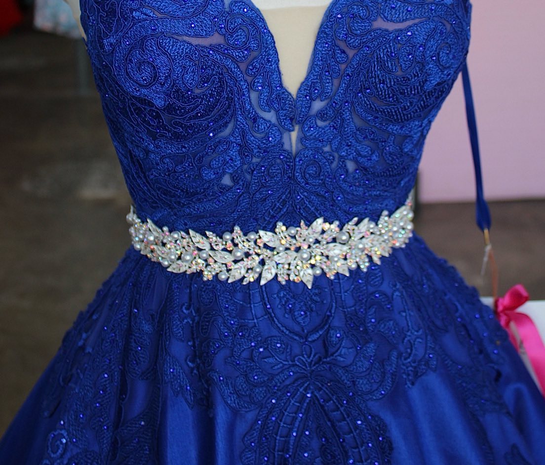 Rhinestone Embellished Belt