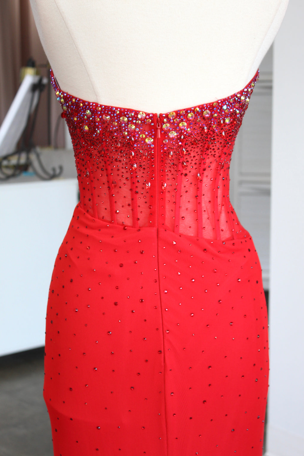 Ashley Lauren 11904 (Red)- Size 0