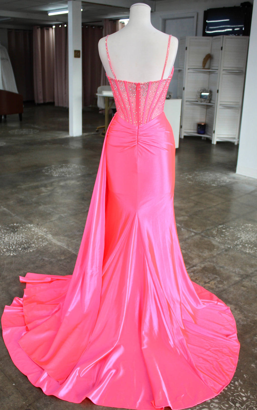 Johnathan Kayne 3215 (Hot Coral)-Size 8