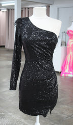 Windsor Black Sequin Mini- Size XS