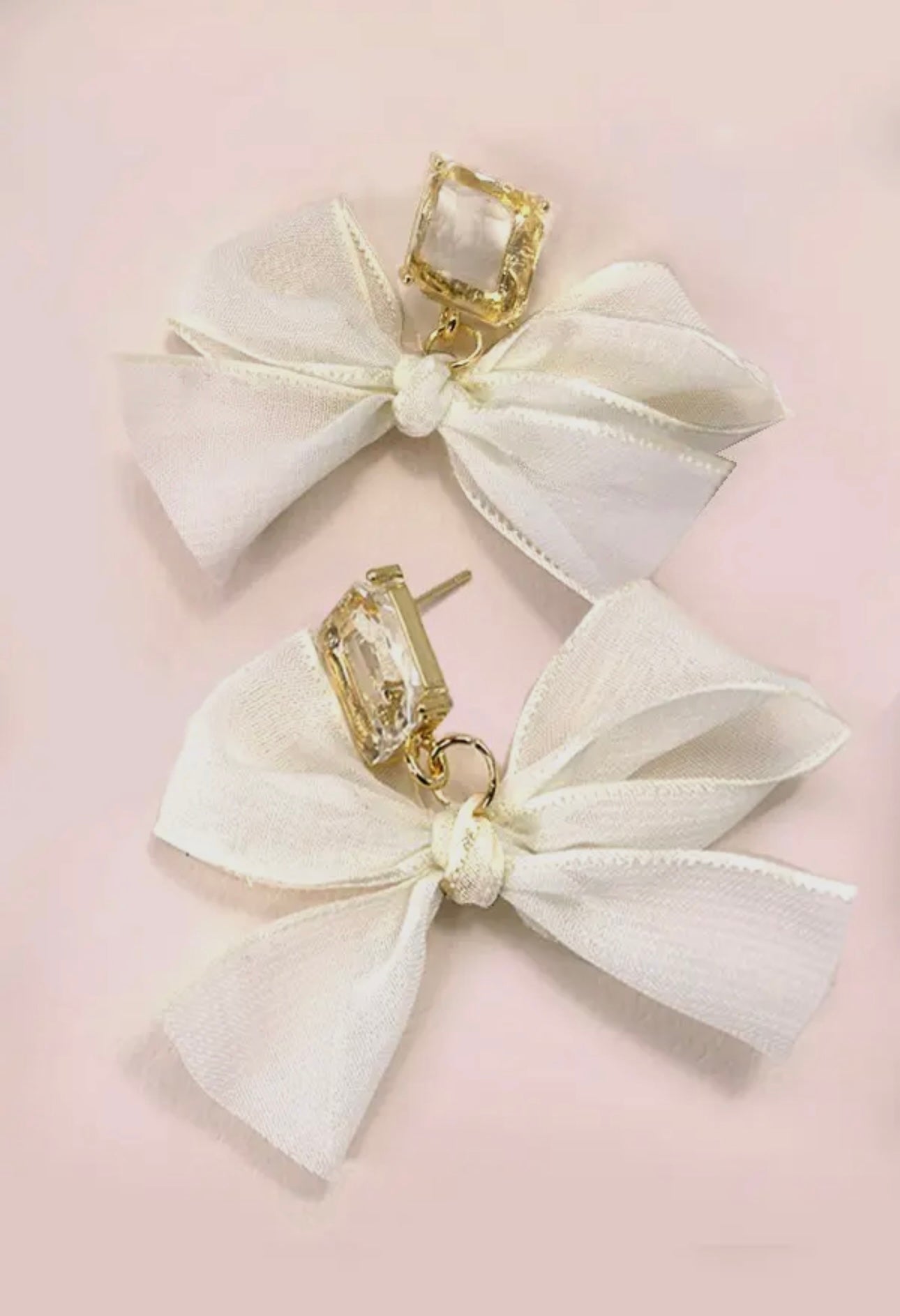 Sheer Bow Earrings