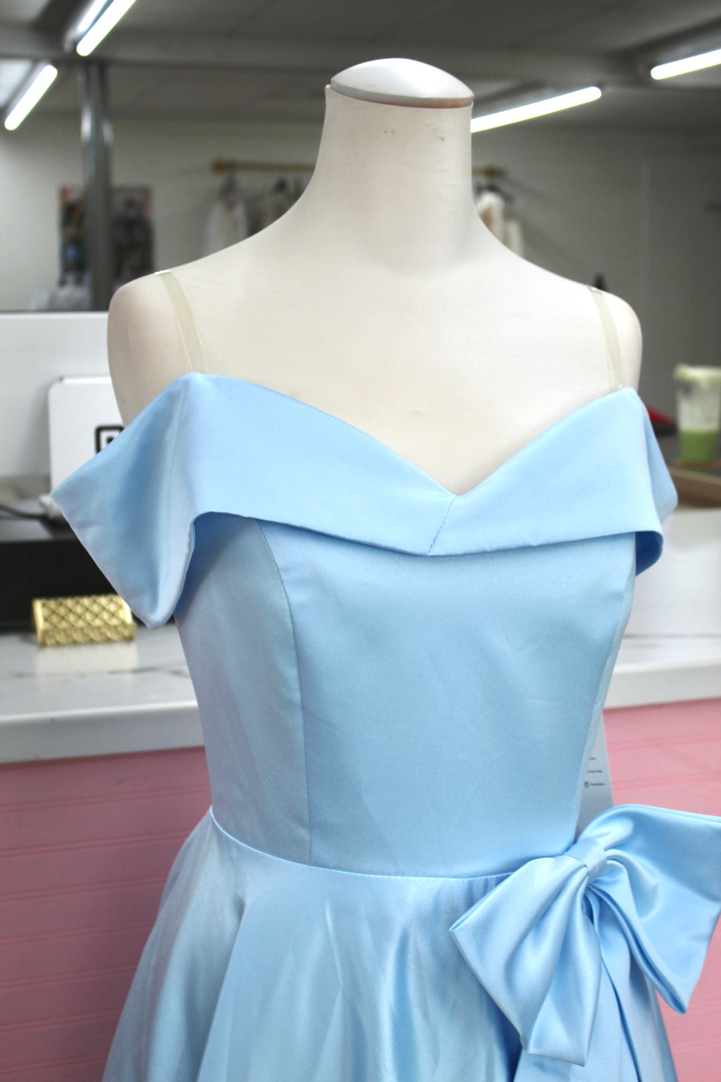 Baby Blue Formal Gown-Size 10