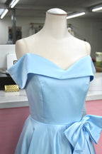 Baby Blue Formal Gown-Size 10