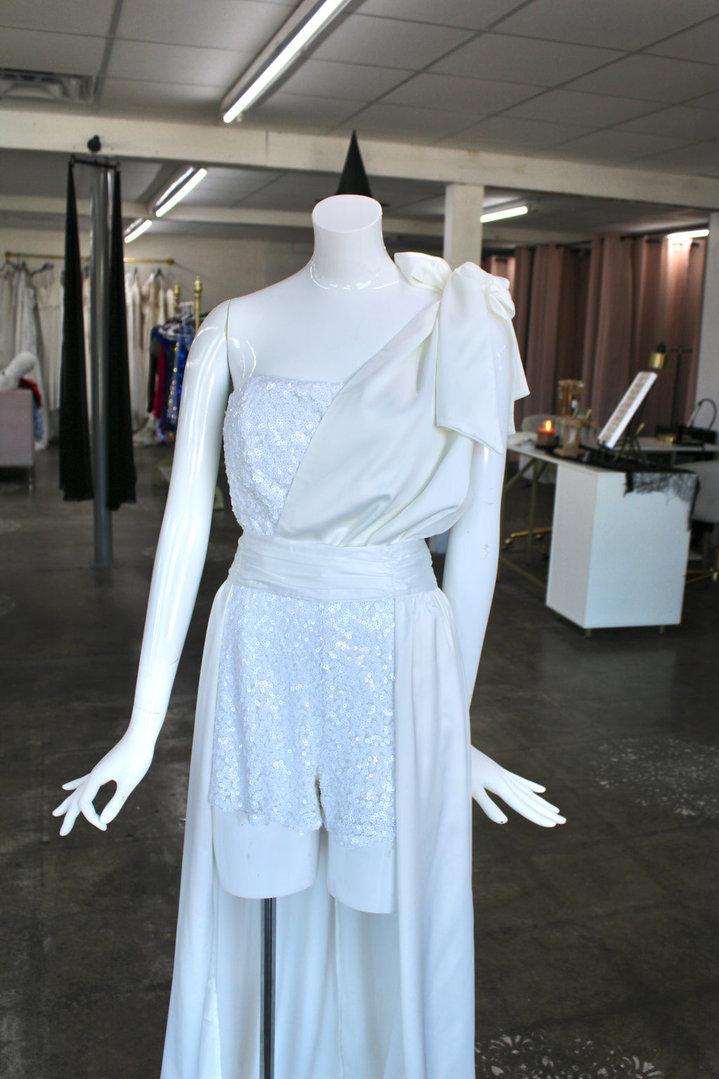 Bella & Bloom Sequin Romper + Overskirt-Size S