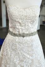 Bridal Deal — David’s Bridal Wedding Gown + Veil + Tiara | Size 12