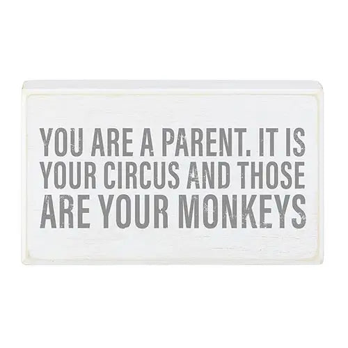 6x3.5 White Box Sign-Your Circus