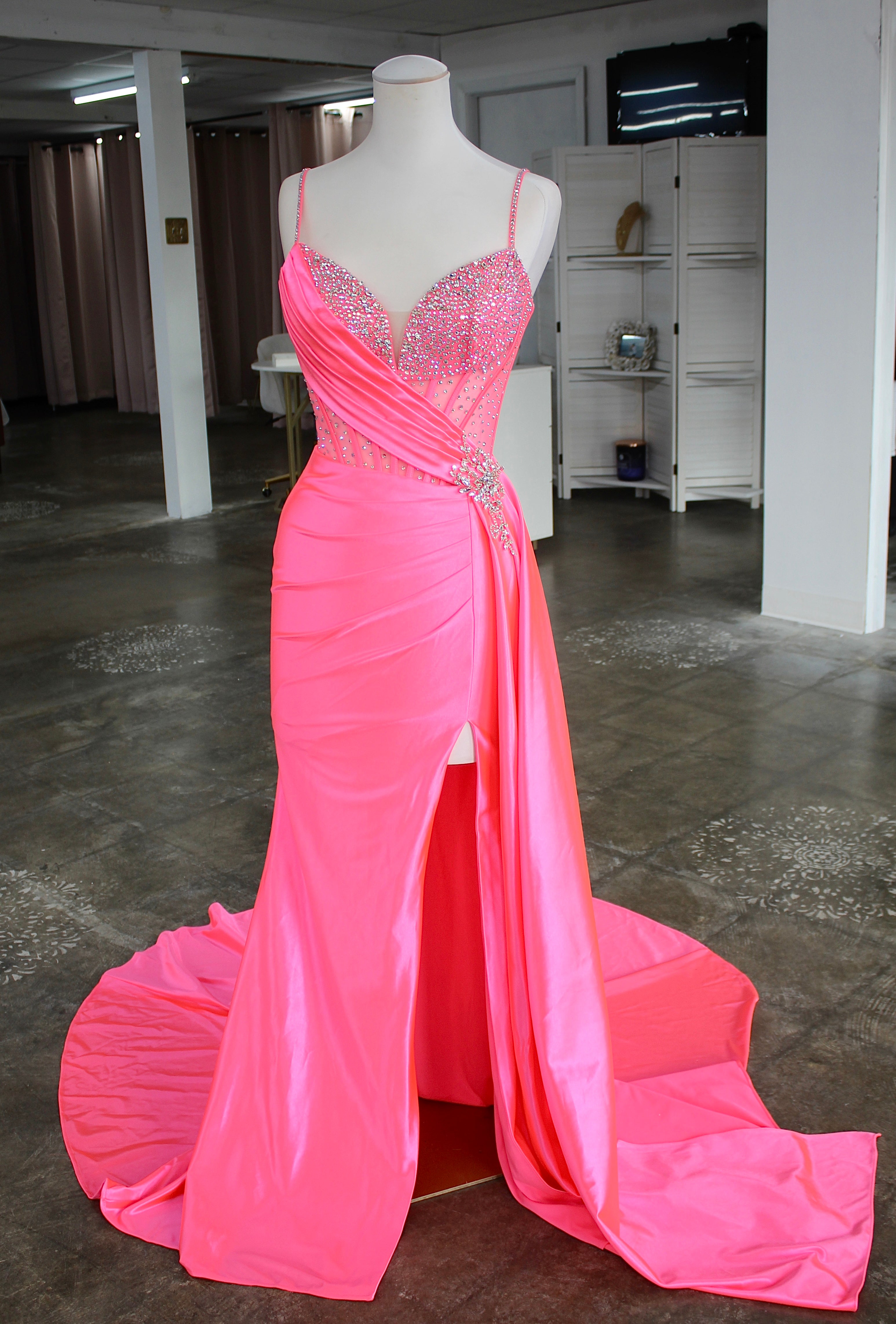 Johnathan Kayne 3215 (Hot Coral)-Size 8