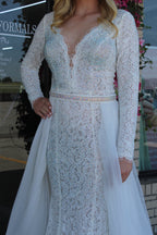 Johnathan kayne gown w/ skirt size 8