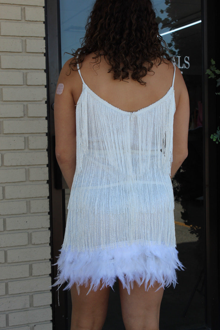 Feather Bottom Fringe