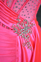 Johnathan Kayne 3215 (Hot Coral)-Size 8