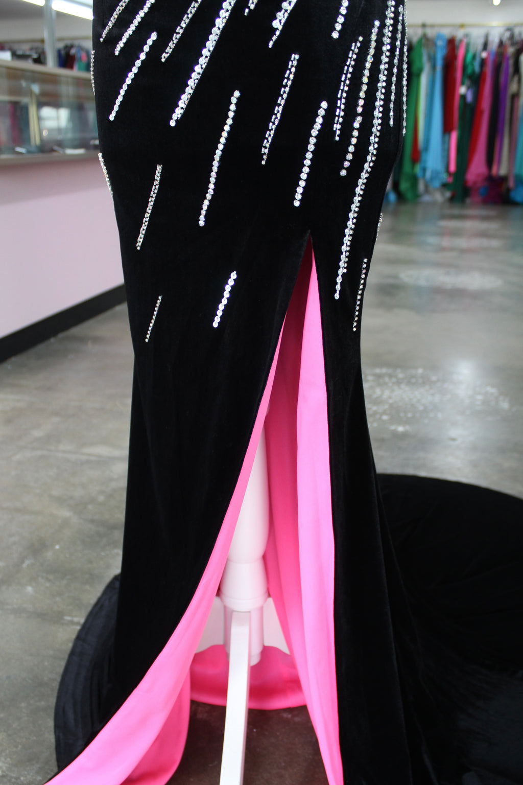 Johnathan Kayne 3018 (Black-Neon Pink)- Size 2