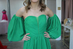 Green Bridesmaid/Formal Gown- Size 2-4