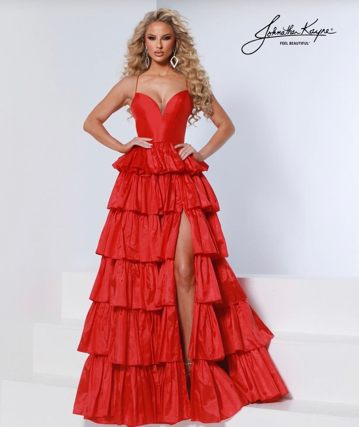 Johnathan Kayne 3263 (Cherry)-Size 6