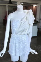 Bella & Bloom Sequin Romper + Overskirt-Size S