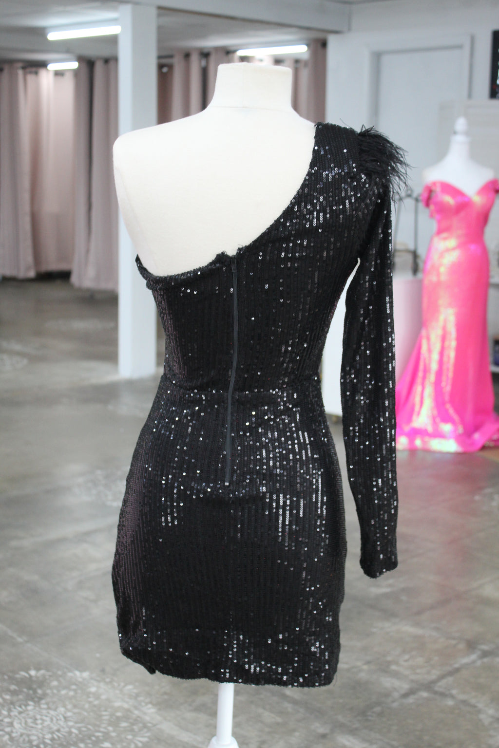 Windsor Black Sequin Mini- Size XS