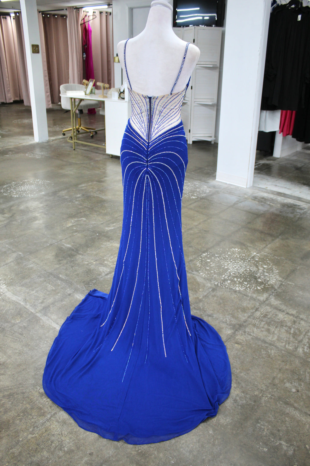 Ashley Lauren 11902 (Royal)- Size 0