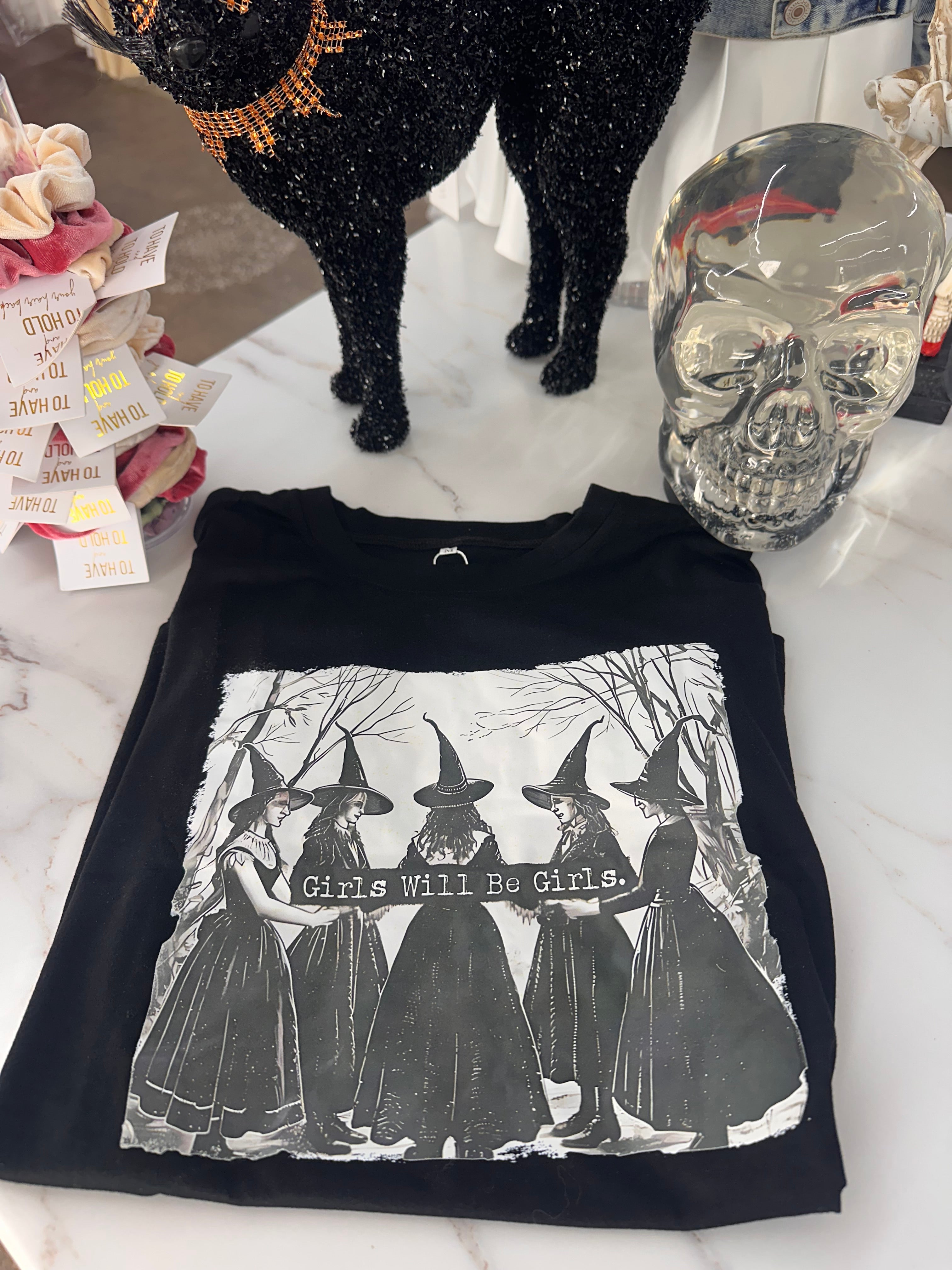 “Girls will be girls” Witch Top