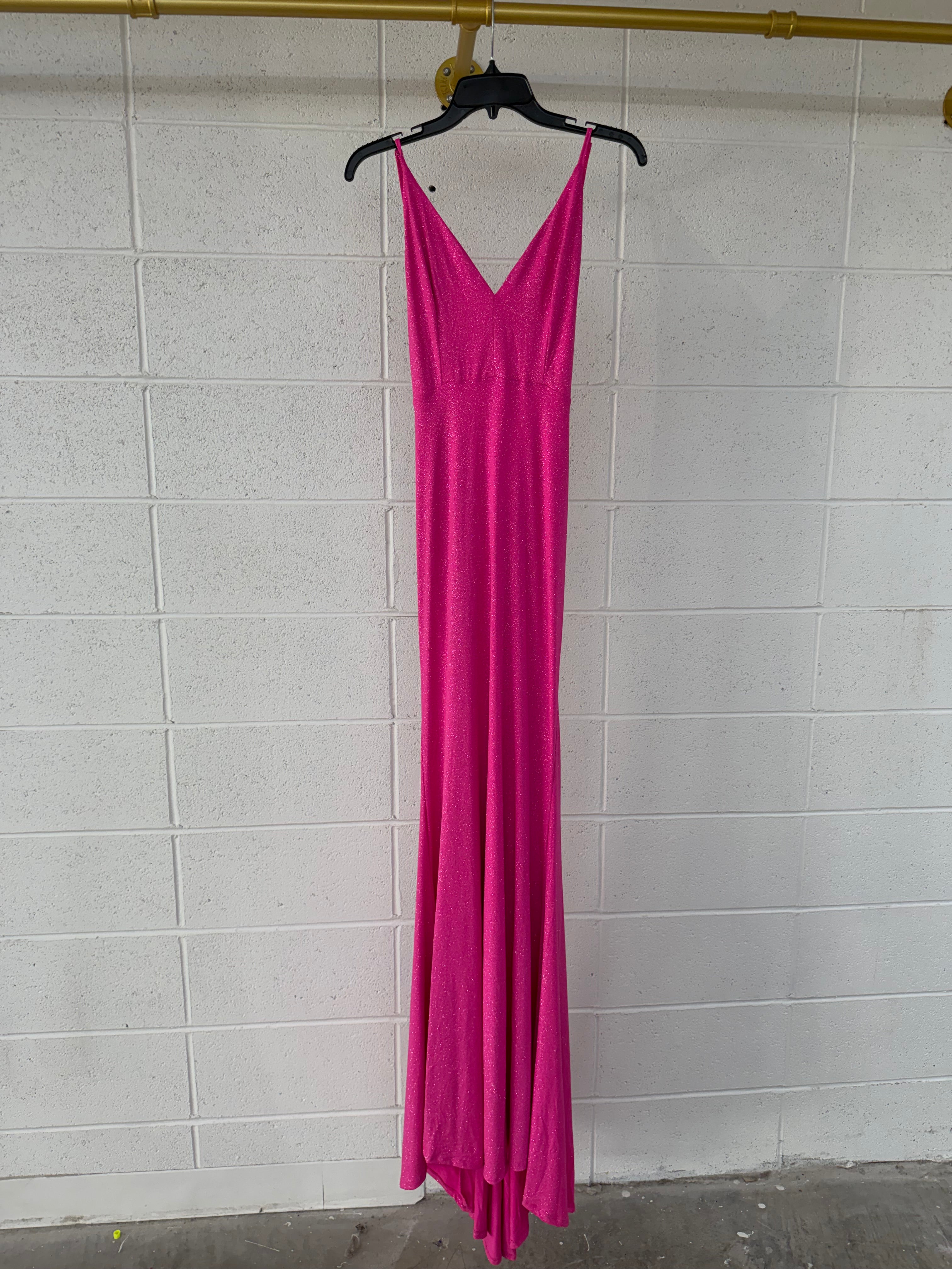 LaDivine BD4001 Barbie Pink Glitter Prom Gown – Size Small – New with Tags – $20