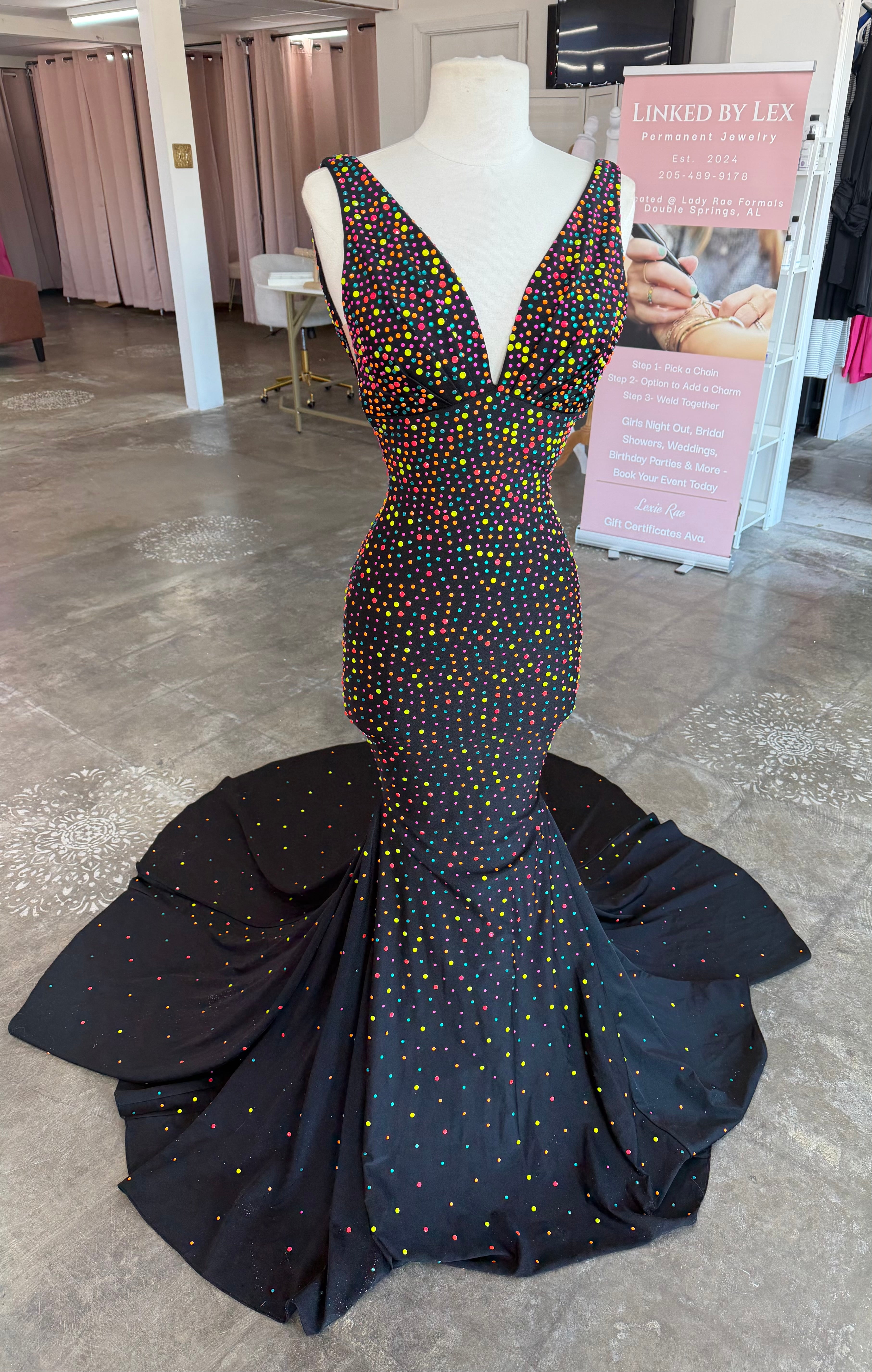 Johnathan Kayne 9213 (Black/Neon)-Size 2