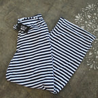 LULU MAC Navy & White Striped Pants (set)