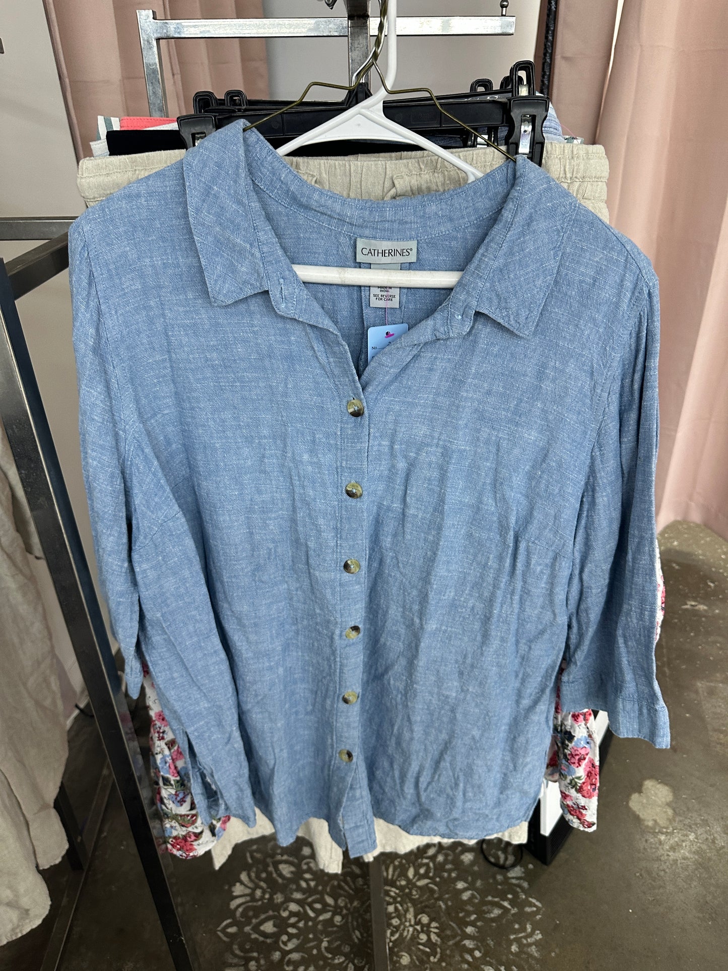 1X- Button Up Top