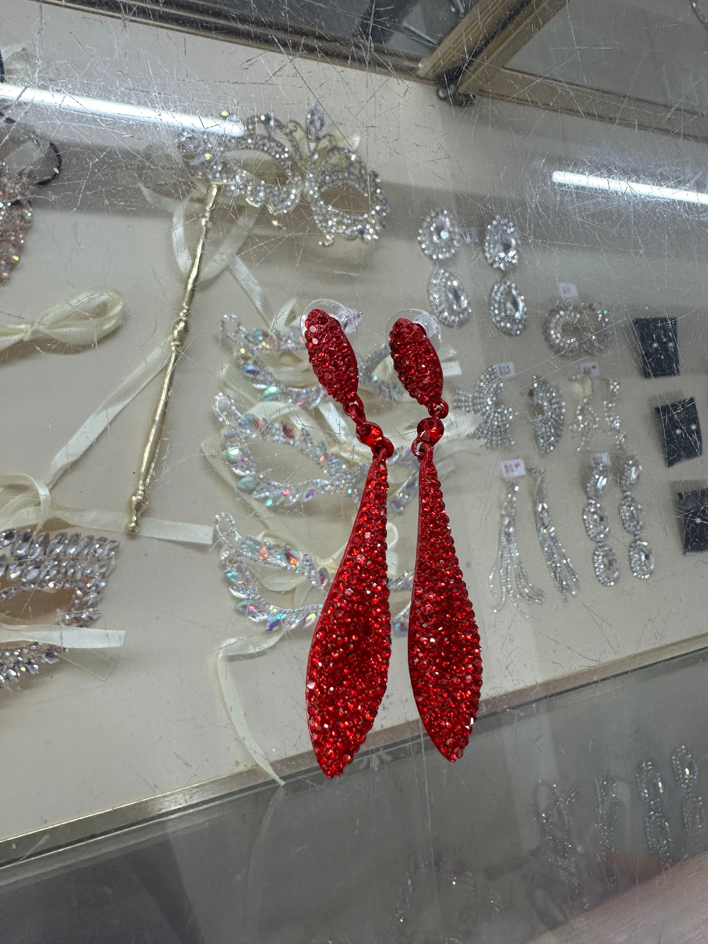 Red Formal Earrings