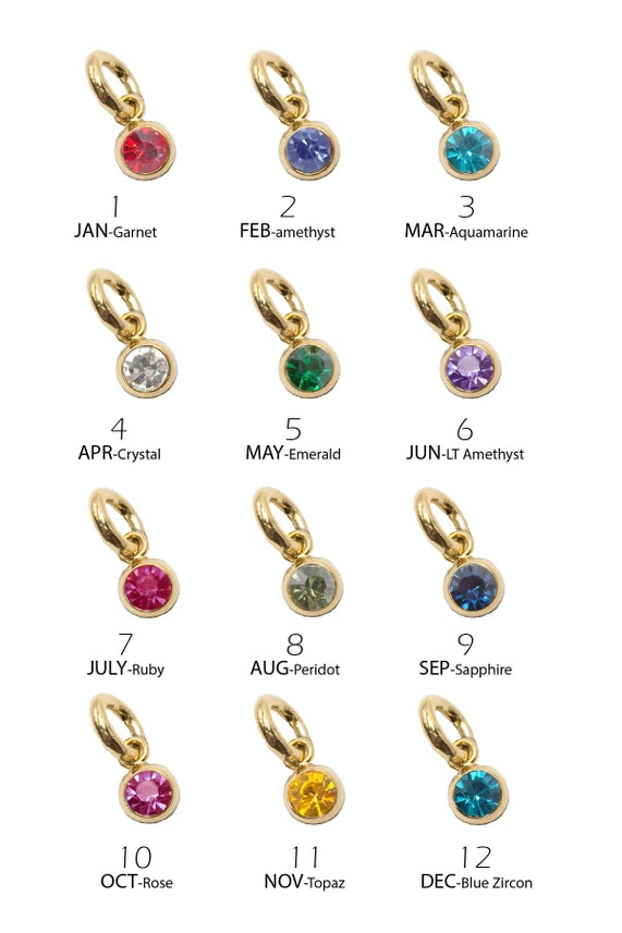 Birthstone Charm