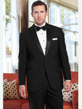 Black Classic Peak Traditional Fit Tuxedo 880