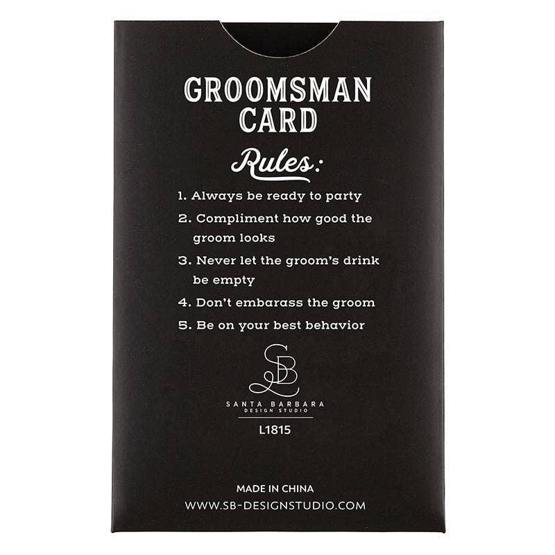Man Card Bottle Opener-Groomsman