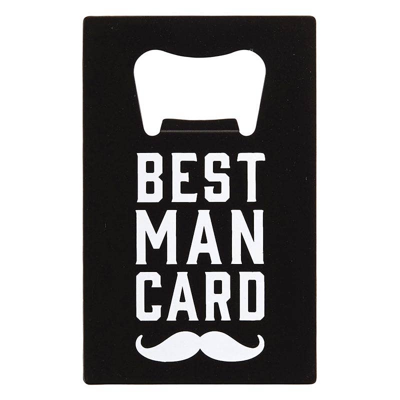 Man Card Bottle Opener-Best Man