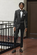 Black Aries Paisley tuxedo Style 182
